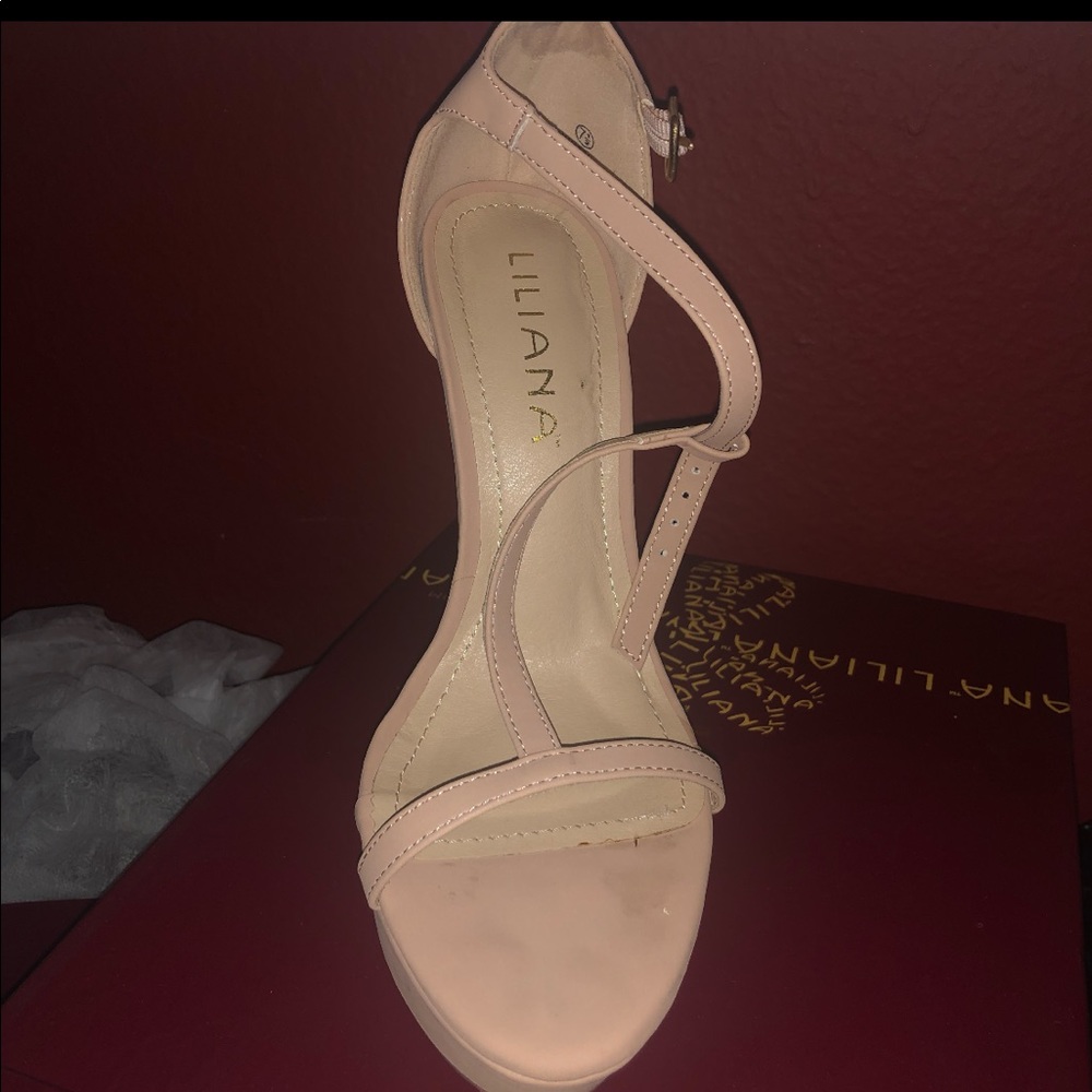 Tan Lola shoetique heels